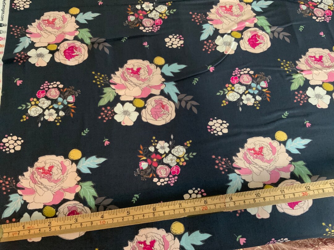 Roses, Idyllic, Riley Blake, Fabric, Sold by Half Yard - Etsy