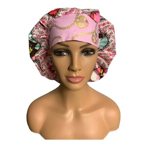Besties, Dogs, Bouffant, Scrub, Surgical, Bonnet or Hair Covering Hat
