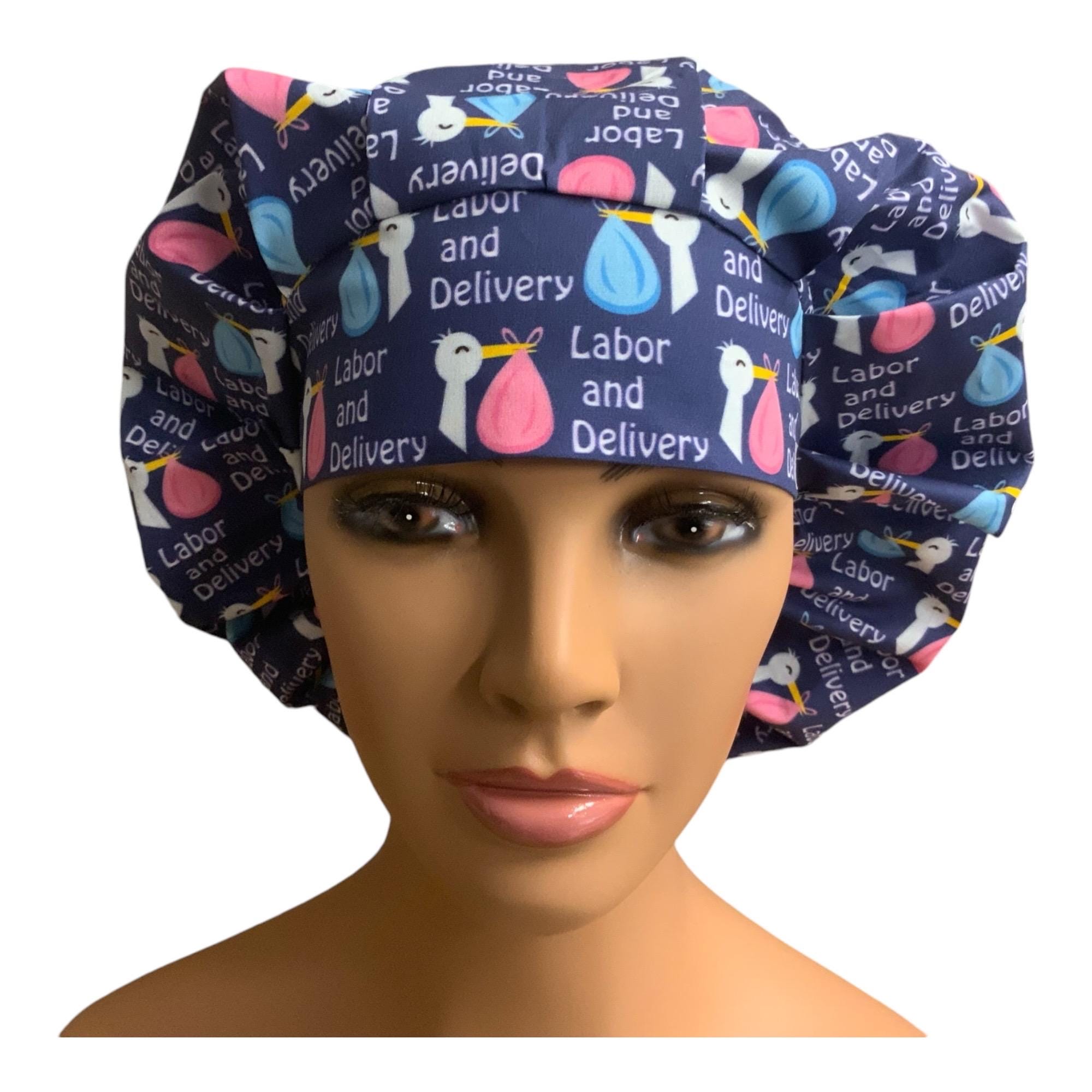 OB GYN, Labor, Mullti Prints, Bouffant, Scrub, Surgical, Bonnet or Hair ...