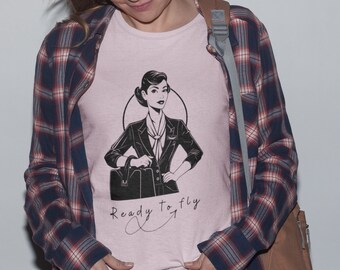 将来のパイロット学生への贈り物、パイロットの娘への贈り物、パイロットのお母さんへの贈り物、パイロットの妻へのシャツ、パイロットのお父さんへのTシャツ、航空旅客旅行用Tシャツ