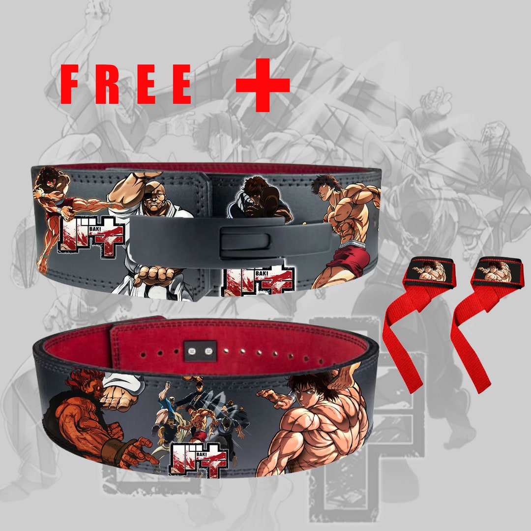 Baki Power Lifting Belt Anime Design Belt Anime Gym Belt Etsy