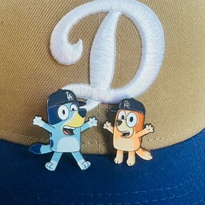 Dodger Bluey & Bingo Pin