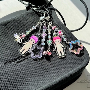 Sonny Angel Beaded Keychain: Fruit Series Bag Charm