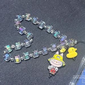 Handmade Phone Charm - Y2K Phone Strap, Camera Strap, Phone Accessories, Cute Phone Strap, Airpod Charm