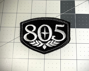 805 SoCal Patch, Firestone Walker Brewery, Iron On / Sew On