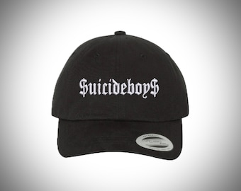 SUICIDEBOYS Hat / Dad Hat / 100% Cotton / Merch / Black/ G59