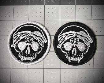 G59 Suicideboys Skull Patch, FTP Iron On Canvas Patch (3x3 Inch)
