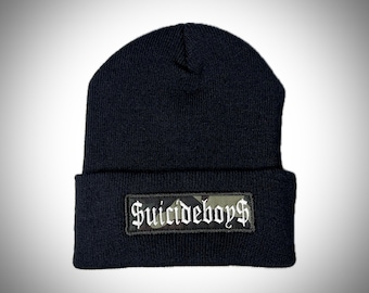SUICIDEBOYS CAMO Embroidered Beanie / G59/ Headwear/ One Size Fits Most / FTP / Merch