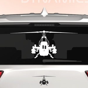 AH-1 Super Cobra Sticker Decal / Die Cut / Many Sizes & Colors Available / Personalize / ah1 helicopter hueycobra snake