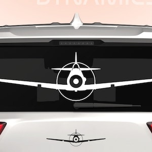 T-6 Texan Sticker Decal / Die Cut / Muchos tamaños y colores disponibles / Personalizar / aviones de entrenamiento avanzado t6
