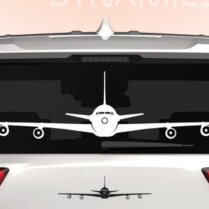 707 Sticker Decal / Die Cut / Many Sizes & Colors Available / Personalize / airliner