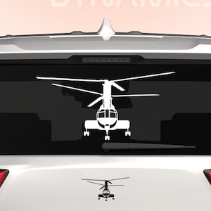 CH-46 Sea Knight klistermärke / Stansad / Många storlekar och färger tillgängliga / Anpassa / ch46 helikopter
