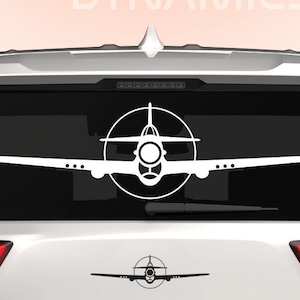 P-40 Warhawk Sticker Decal / Die Cut / Many Sizes & Colors Available / Personalize / p40 fighter ground attack aircraft