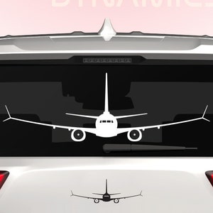 737 MAX Sticker Decal / Die Cut / Many Sizes & Colors Available / Personalize / airliner