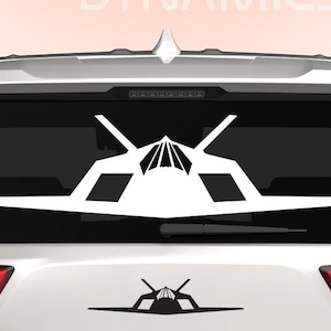 F-117 Nighthawk Sticker Decal / Die Cut / Many Sizes & Colors Available / Personalize / f117 stealth attack aircraft bomber technology