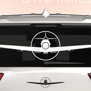 Supermarine Spitfire IX Sticker Decal / Die Cut / Many Sizes & Colors Available / Personalize / fighter