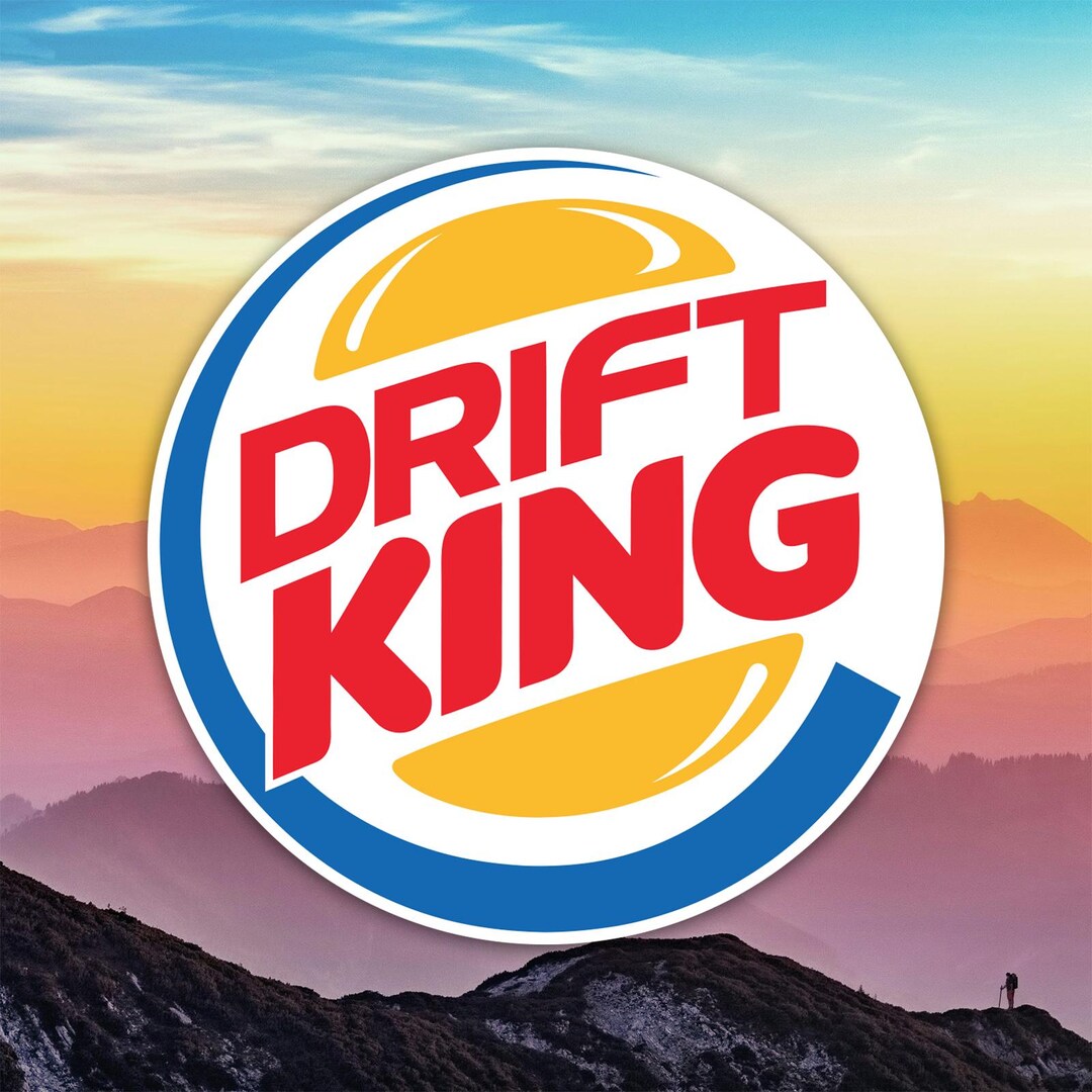 Drift King Sticker Decal / Die Cut / Many Sizes / Weatherproof / Made ...