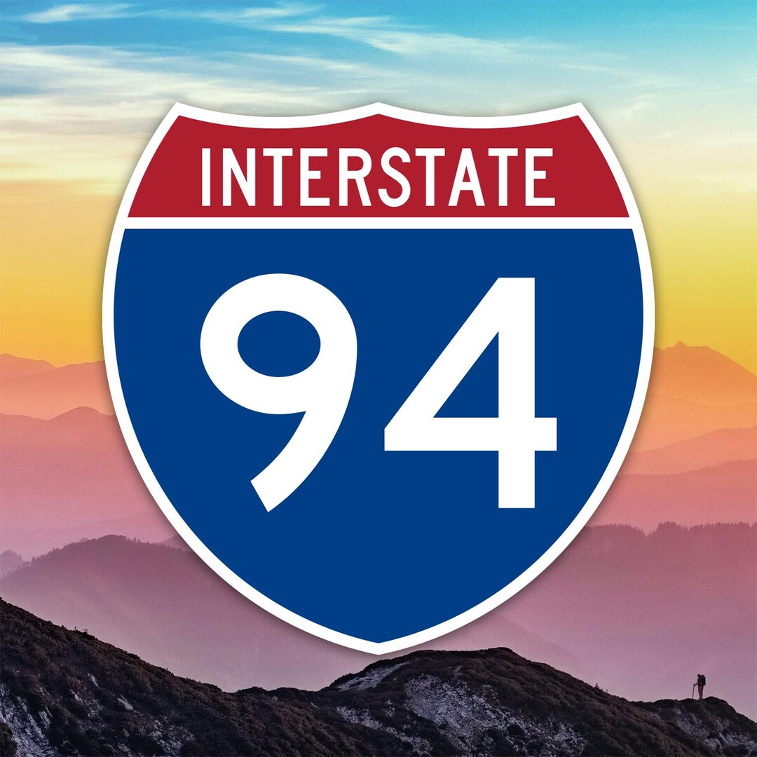 I-94 Interstate 94 Sign Sticker Decal / Die Cut / Many Sizes ...