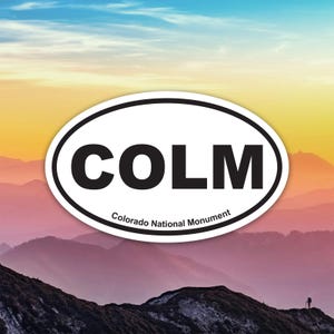 COLM Colorado National Monument Sticker Decal / Die Cut / Many Sizes / Weatherproof / Made in USA