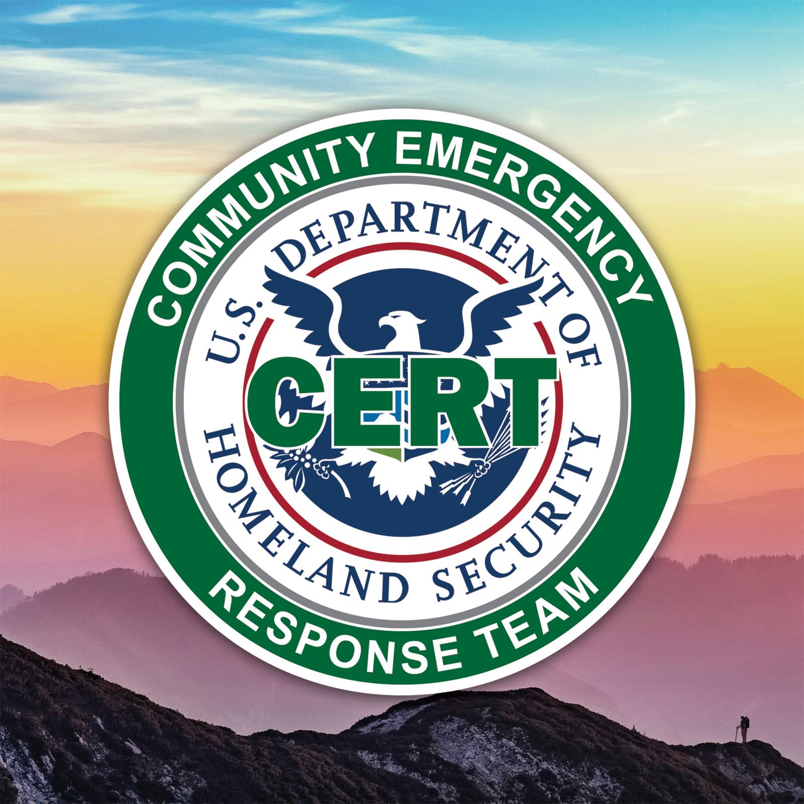 CERT DHS Homeland Security Sticker Decal / Die Cut / Many Sizes ...