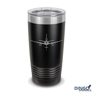 KC-10 Extender Boom Down Tumbler / 20 or 30 oz / Choose Color / Polar Camel / Double Walled Vacuum Insulated / dc-10 dc10 airliner / DD-0130