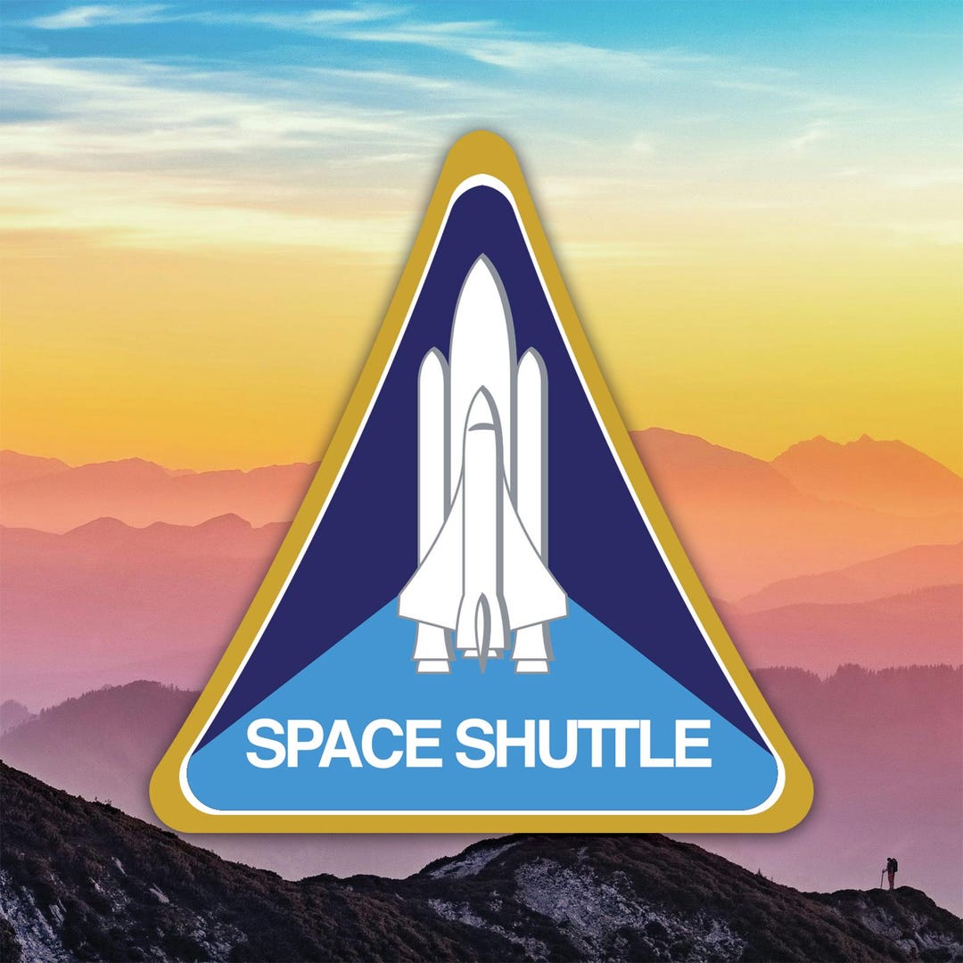 Shuttle Sticker Wrapping Space Shuttle Program Sticker Decal / Die Cut / Many Sizes ...