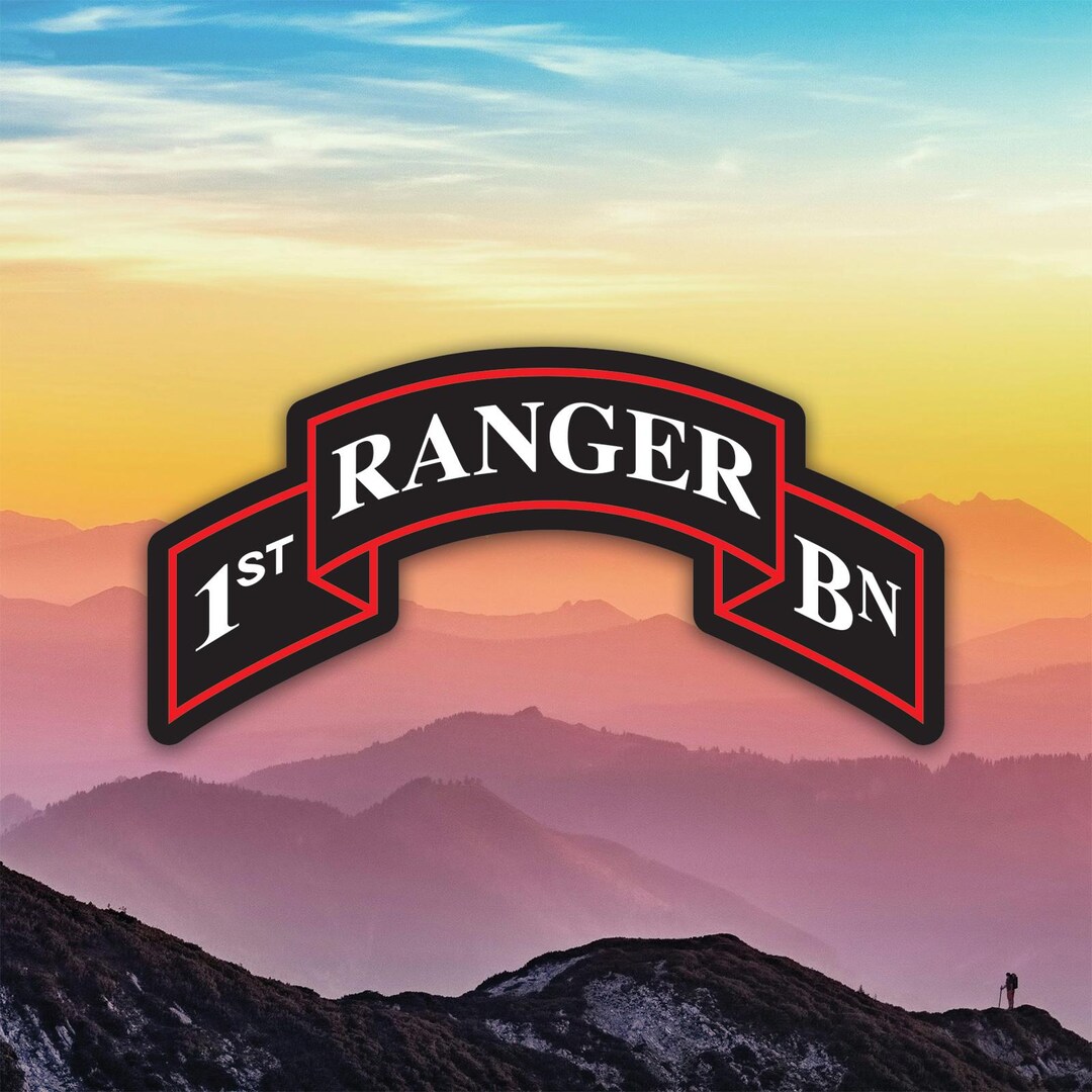 1st Ranger BN Sticker Decal / Die Cut / Many Sizes / Weatherproof ...