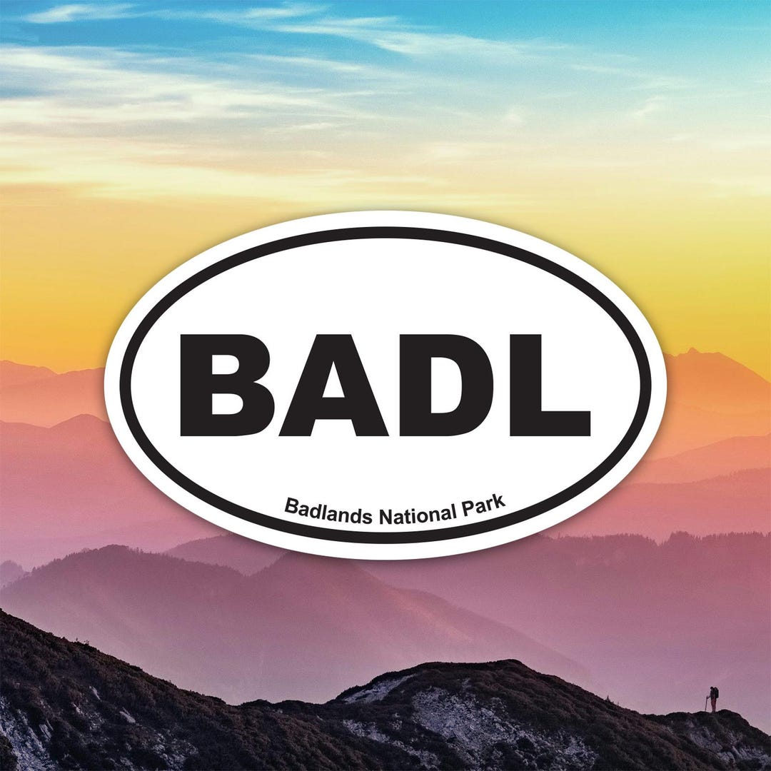 BADL Badlands National Park Sticker Decal / Die Cut / Many Sizes ...