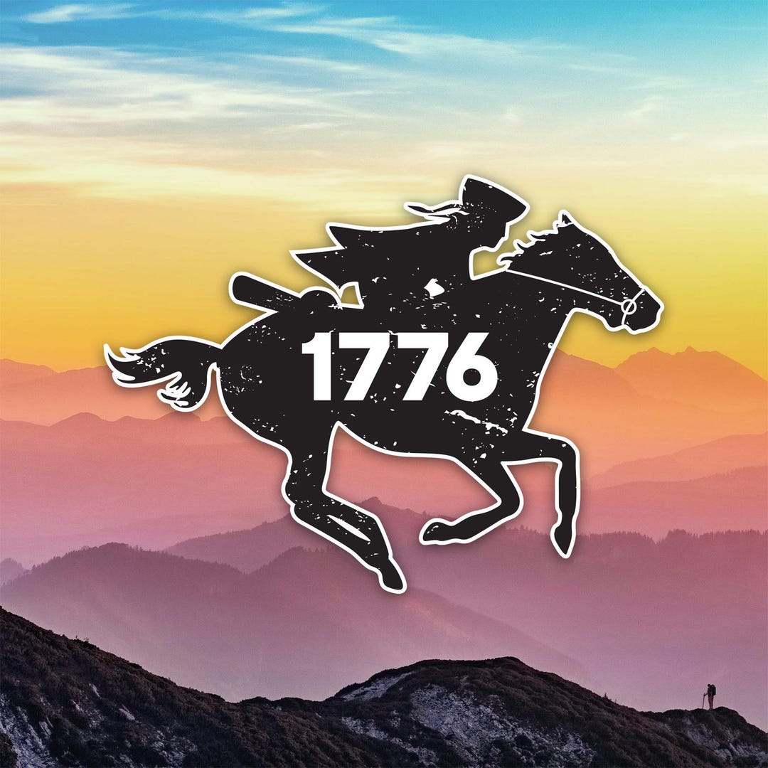 Revolutionary Sticker Revolutionary War 1776 America Patriot Sticker Decal / Die Cut / Many ...