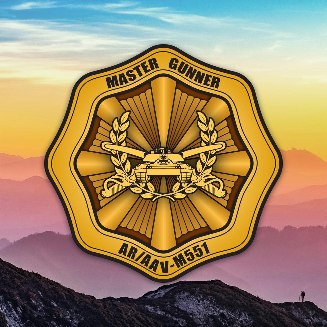 Master Gunner AR/AAV - M551 Sticker Decal / Die Cut / Many Sizes ...