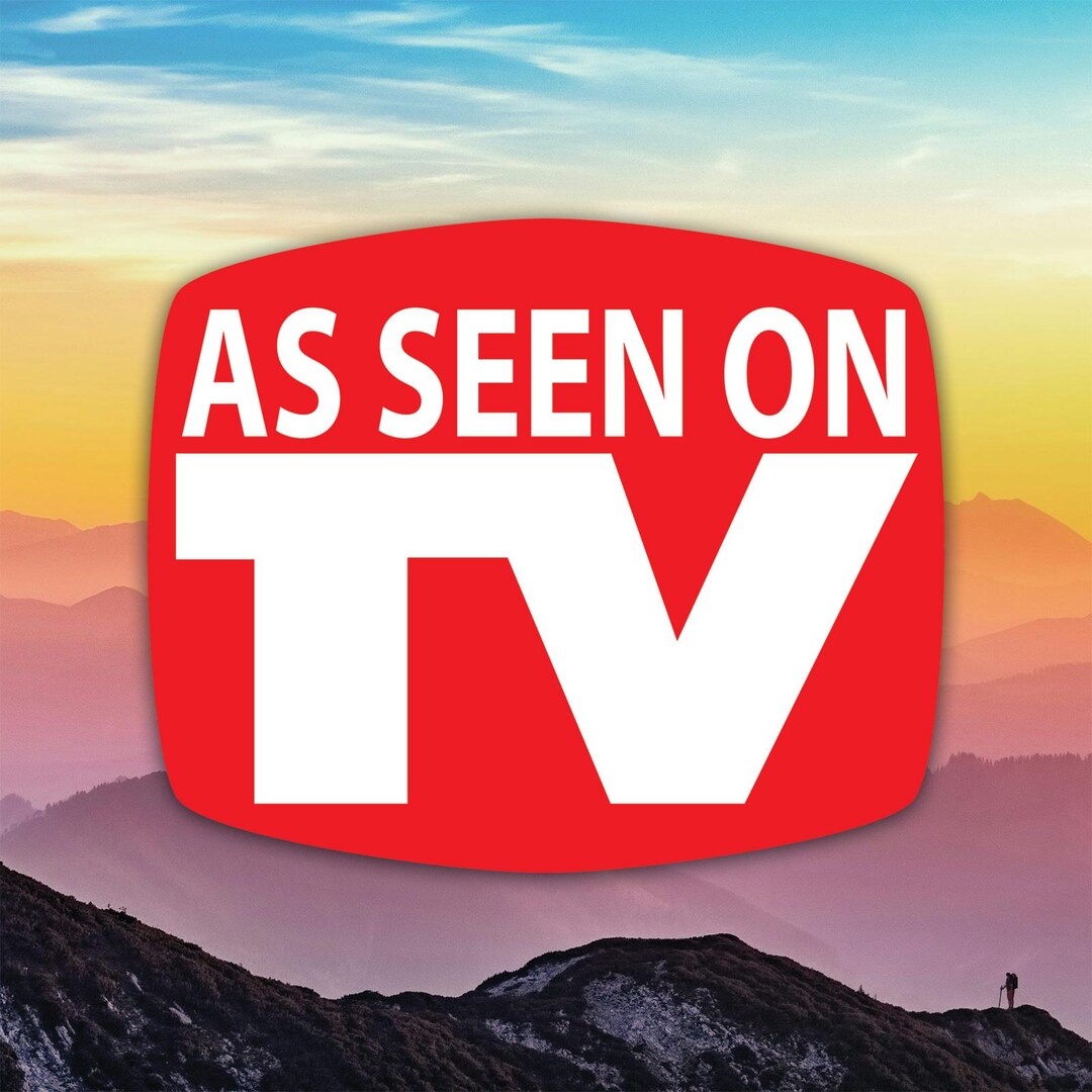 As Seen on TV V2 Sticker Decal / Die Cut / Many Sizes / Weatherproof ...