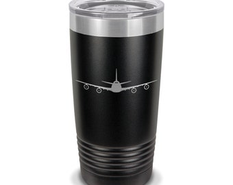 747 Tumbler / 20 or 30 oz / Choose Color / Polar Camel / Double Walled Vacuum Insulated / airliner / DD-0005