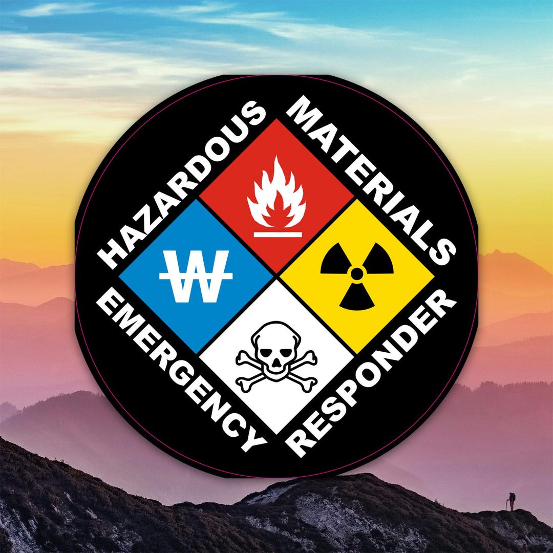 Haz Class Sticker Haz Mat Hazardous Materials Emergency Responder Sticker Decal / Die Cut ...