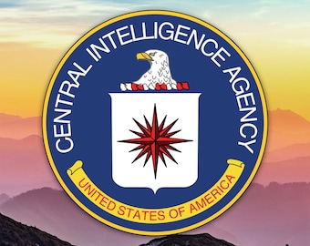 Central Intelligence Agency CIA Seal Sticker Decal / Die Cut / Many Sizes / Weatherproof / Made in USA