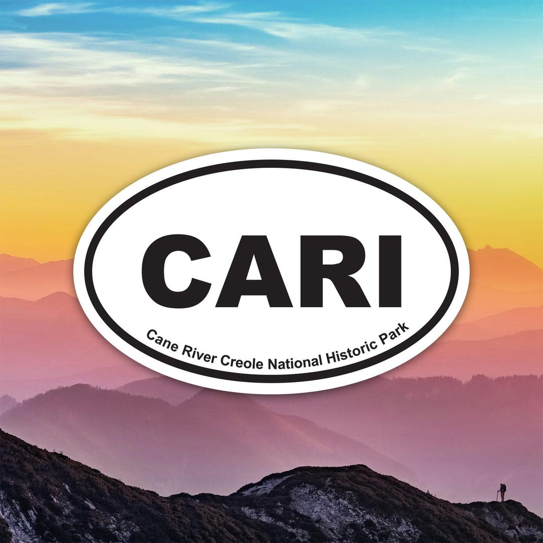 CARI Cane River Creole National Historic Park Sticker Decal / Die Cut ...