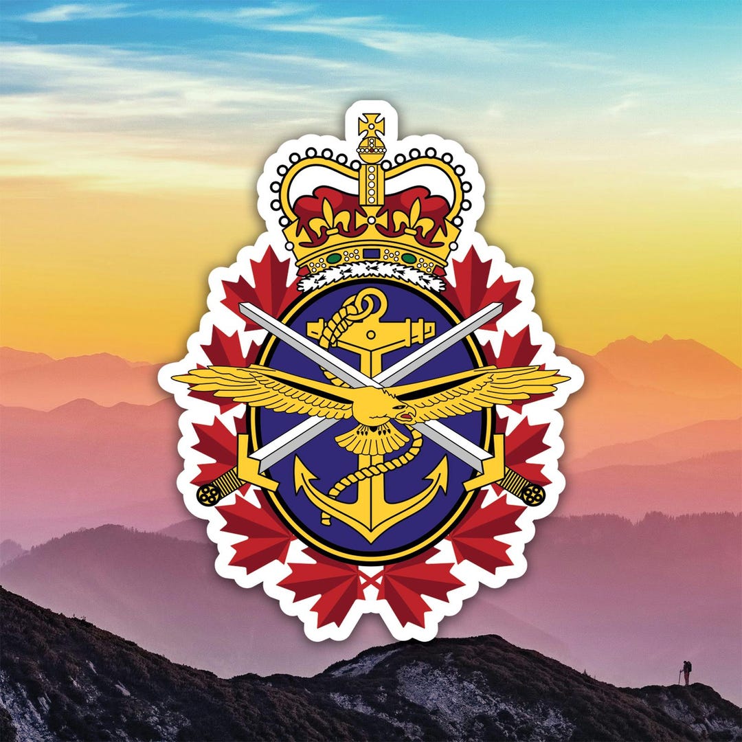 Canadian Armed Forces Sticker Decal / Die Cut / Many Sizes ...