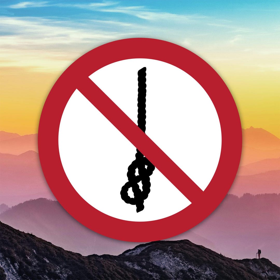 P030 - Do Not Tie Knots in Rope Sticker Decal / Die Cut / Many Sizes ...
