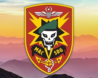 Military Assistance Command MACV-SOG Sticker Decal / Die Cut / Many Sizes / Weatherproof / Made in USA