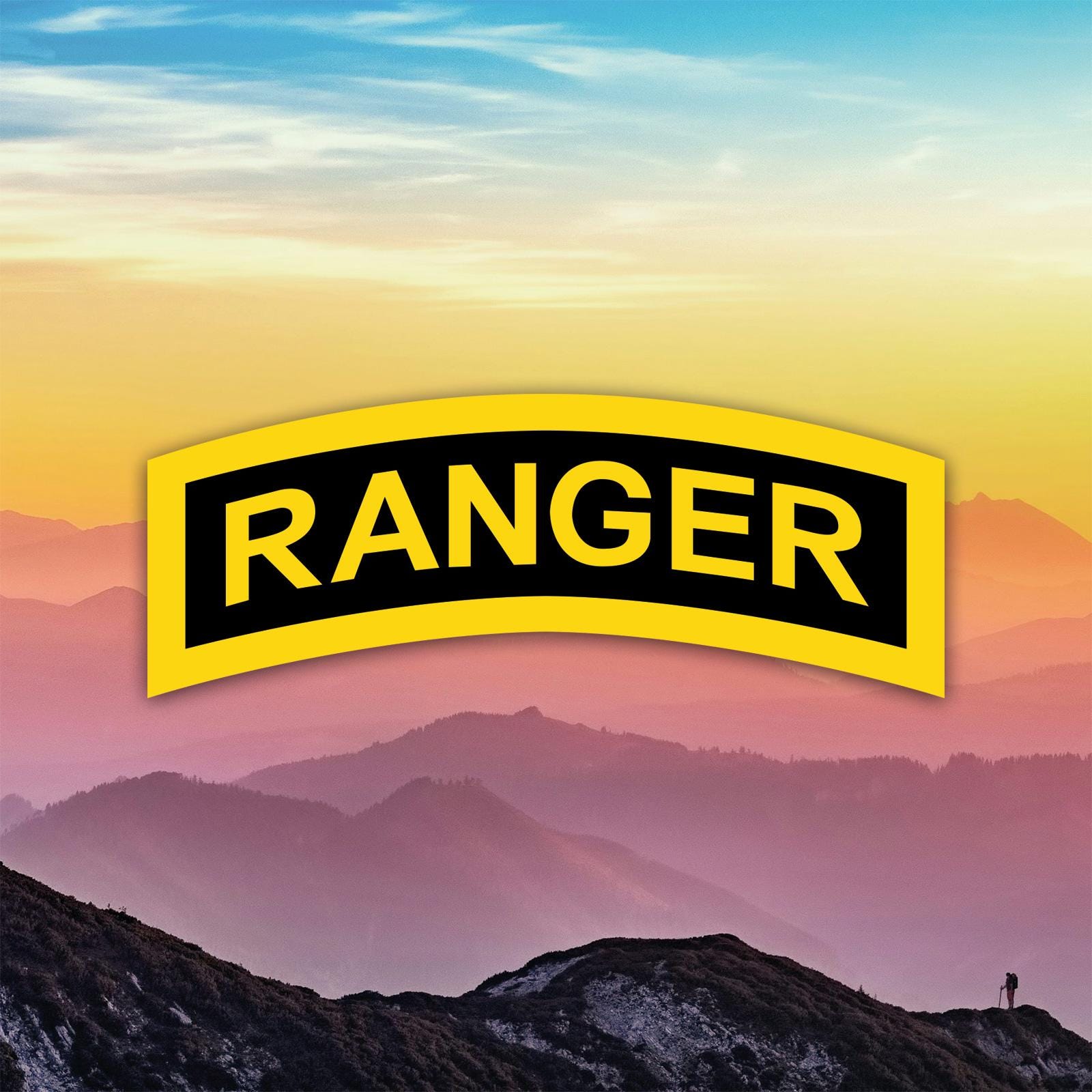 Army Scroll Stickerpower Point Ranger United States Army Rangers Sticker Decal / Die Cut / Many Sizes ...