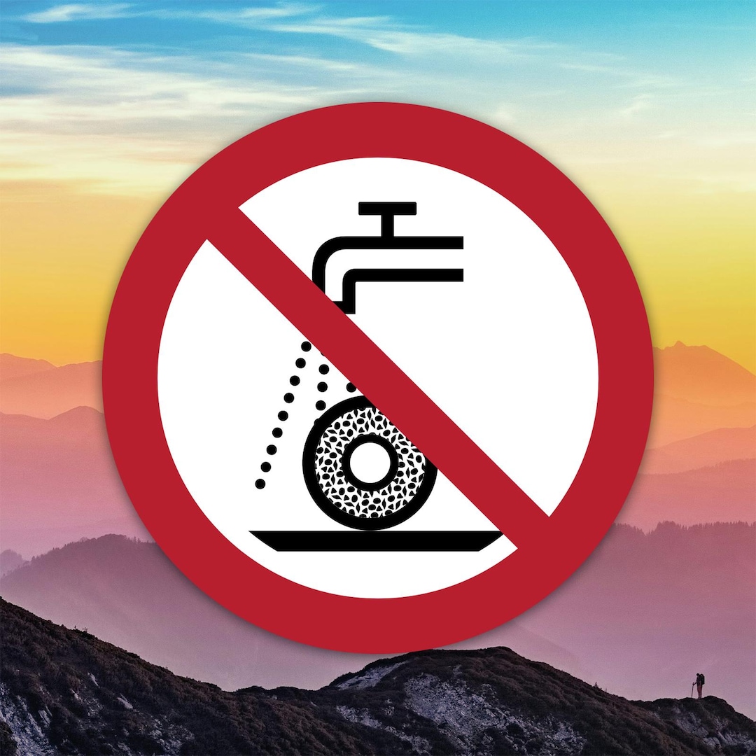 P033 - Do Not Use for Wet Grinding Sticker Decal / Die Cut / Many Sizes ...