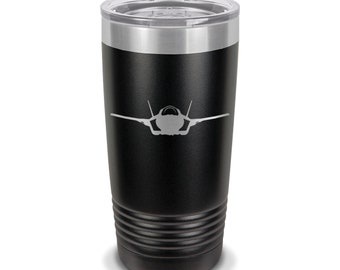 F-35B Lightning II Tumbler / 20 or 30 oz / Choose Color / Polar Camel / Vacuum Insulated / f35b f-35 f35 vertical lift stealth / DD-0079
