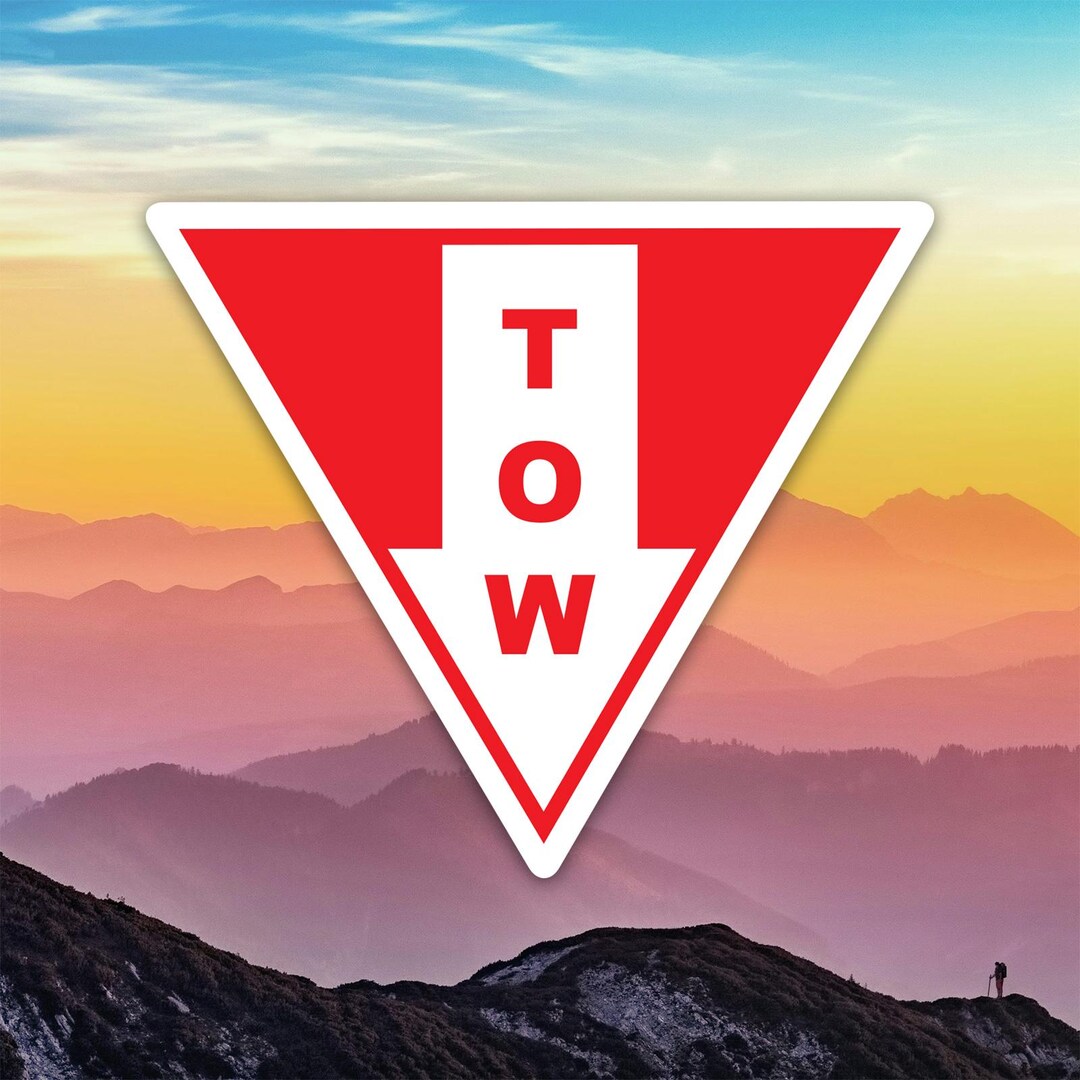 TOW Point Sticker Decal / Die Cut / Many Sizes / Weatherproof / Made in ...