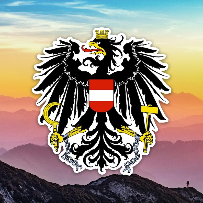 Austrian Coat of Arms Sticker Decal / Die Cut / Many Sizes ...