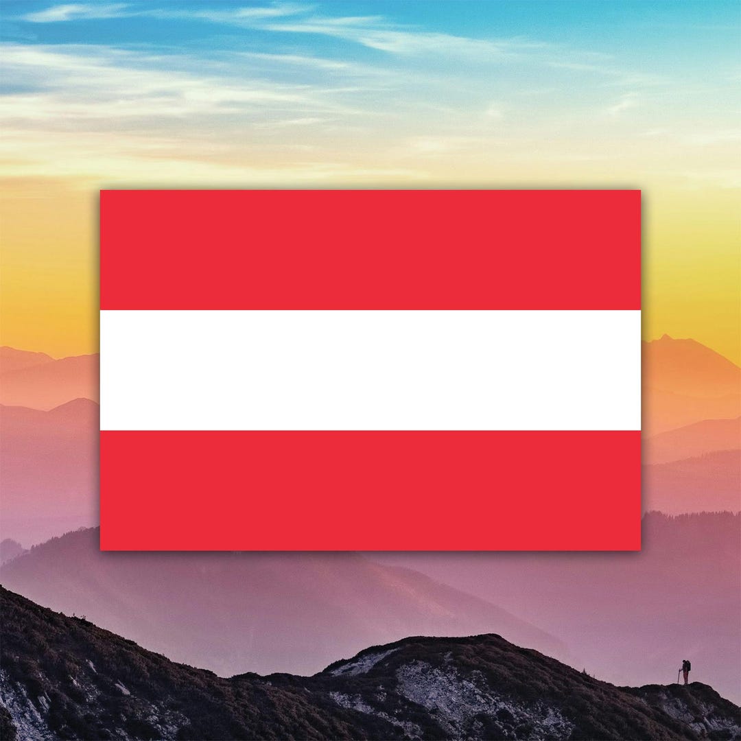 Austrian Flag Sticker Decal / Die Cut / Many Sizes / Weatherproof ...