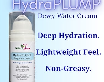 HydraPLUMP Dewy Water Cream | Hyaluronic Acid Hydrating Moisturizer, Plumping Glow