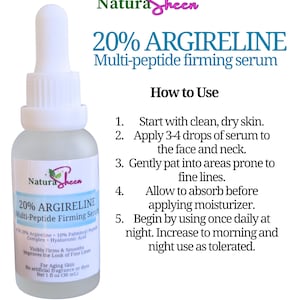 20% Argireline + Multipeptide Firming Serum image 6