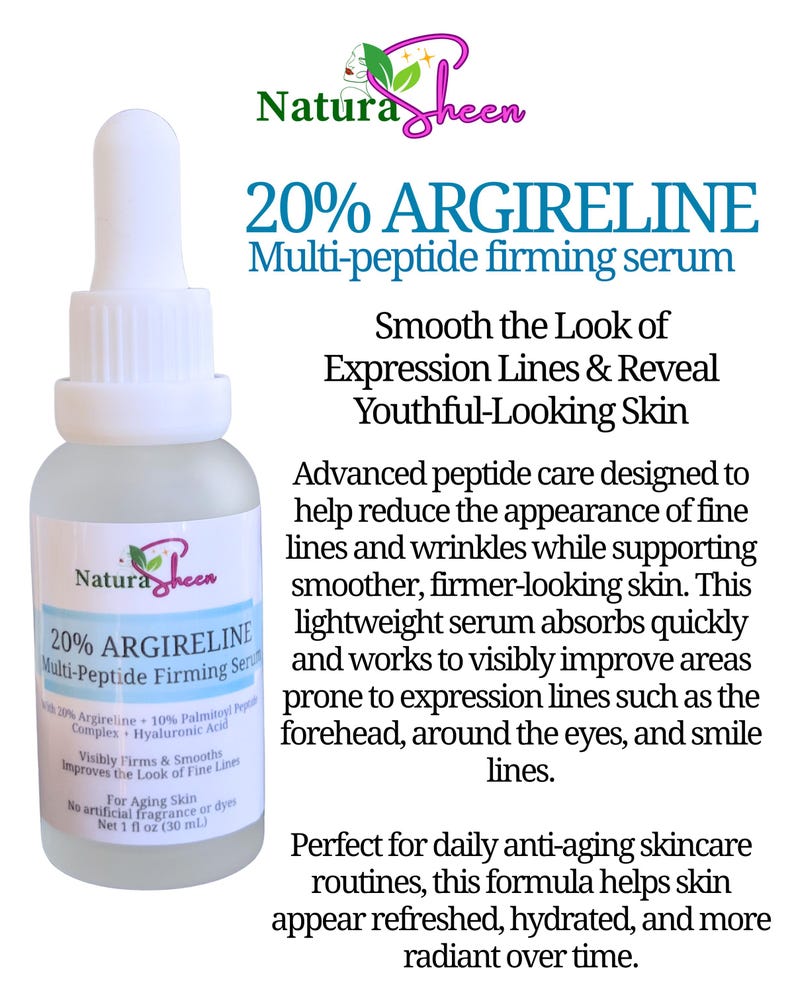 20% Argireline + Multipeptide Firming Serum image 4