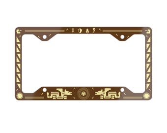 Custom License Plate Frame for RPG Players, Dungeons and Dragons