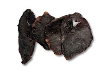 Corazón de venado silvestre, deshidratado, natural, un solo ingrediente, masticable para perros, 85 g