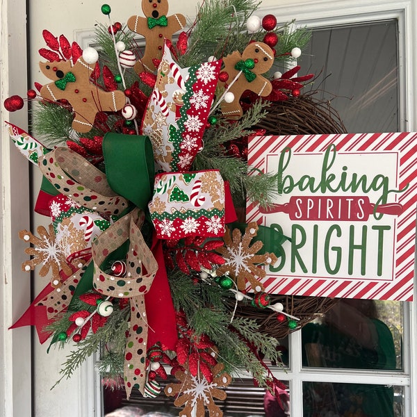 Handmade Gingerbread Wreath